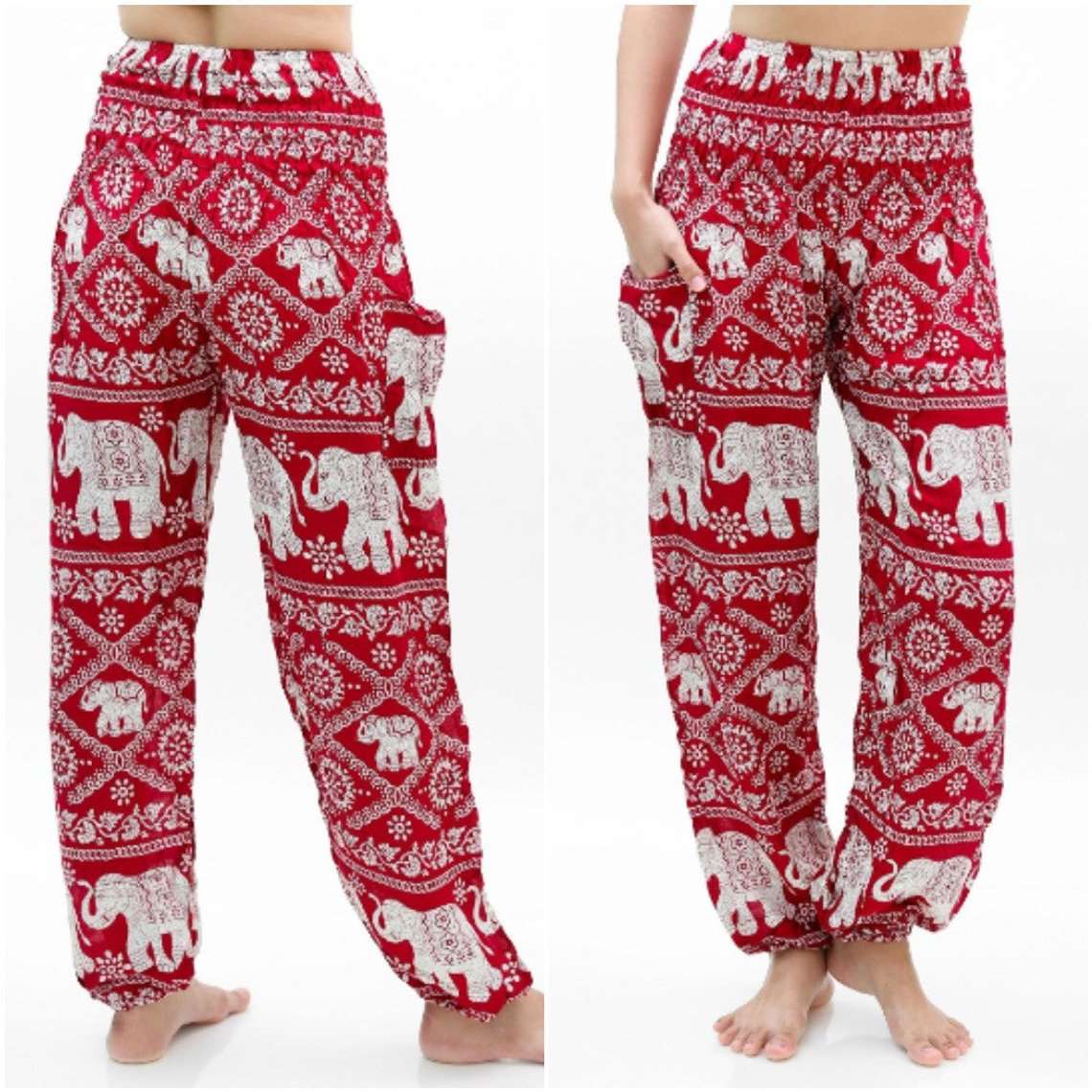 Nfin8 Serenity Elephant Boho Yoga Pants
