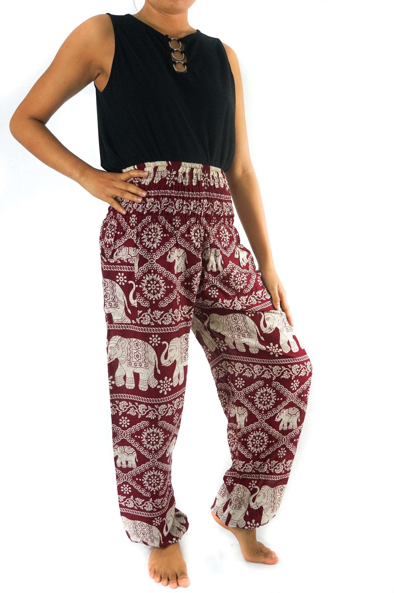 Nfin8 Serenity Elephant Boho Yoga Pants