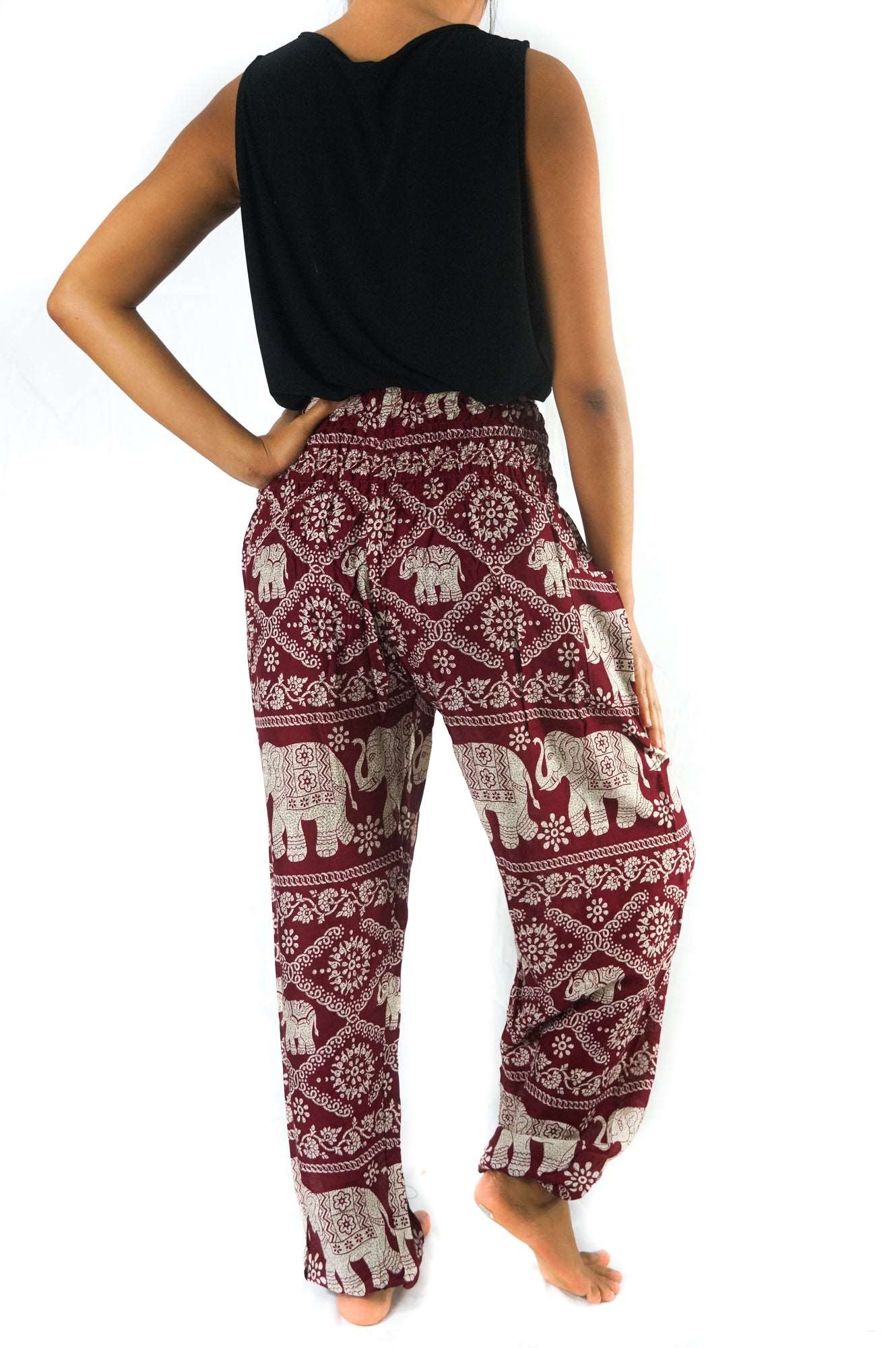 Nfin8 Serenity Elephant Boho Yoga Pants