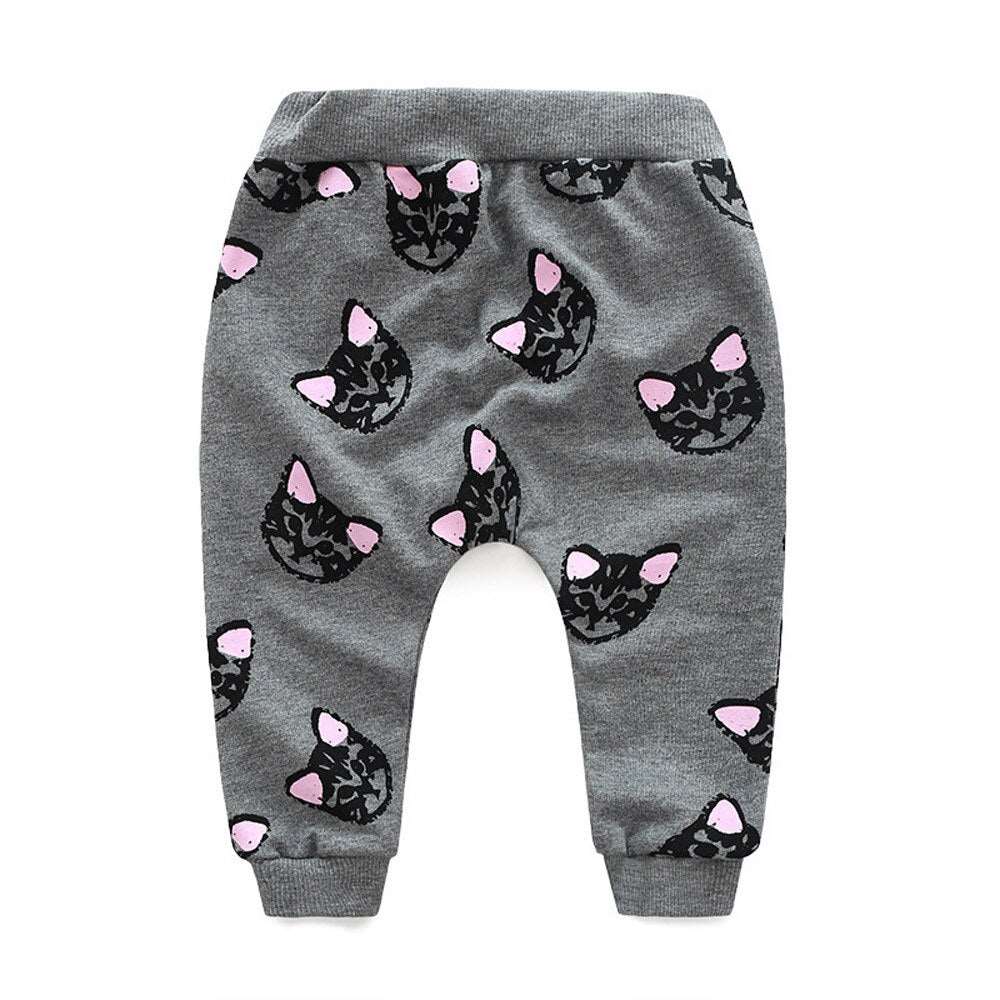 Nfin8 Whisker Whimsy - Baby Kids Long Sleeve Cats Clothes Set