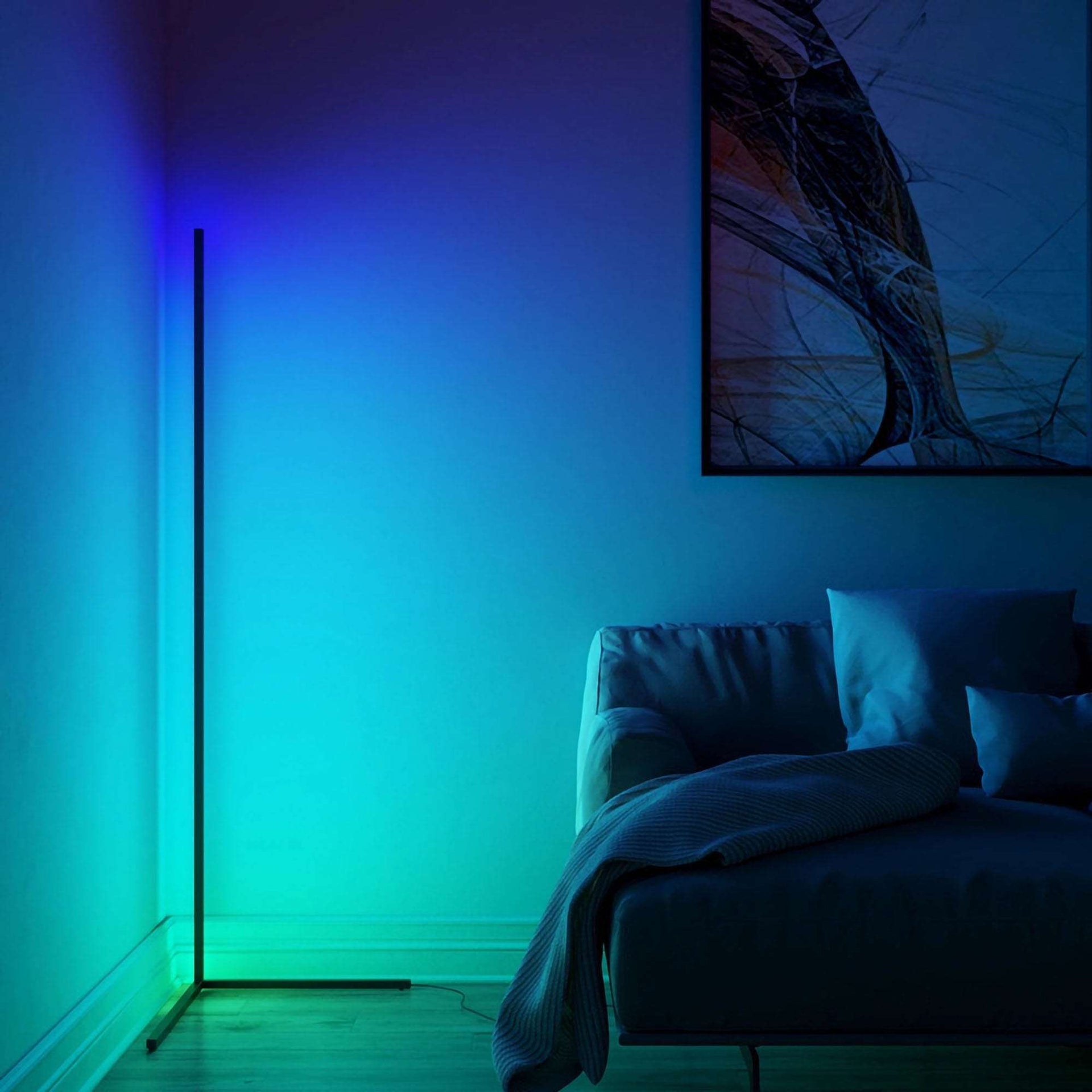 Nfin8 Luminary Accent - RGBCW Corner Floor Lamp