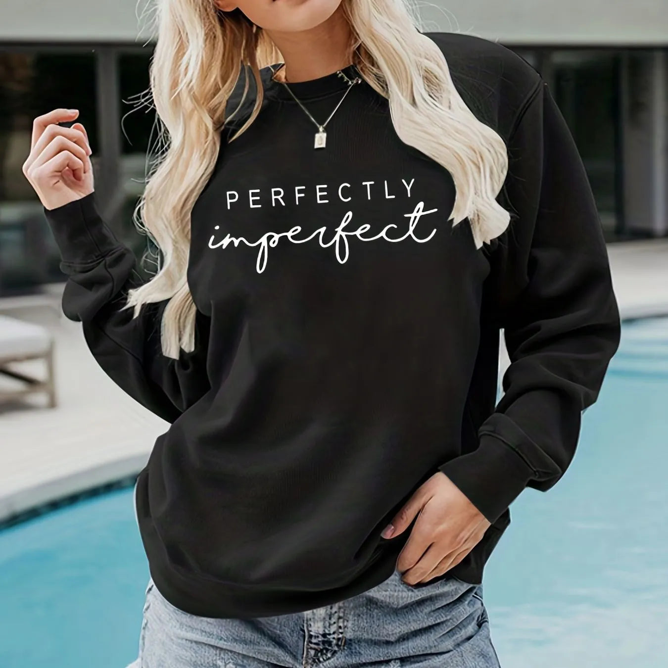 Perfectly Imperfect Signature Sweatshirt