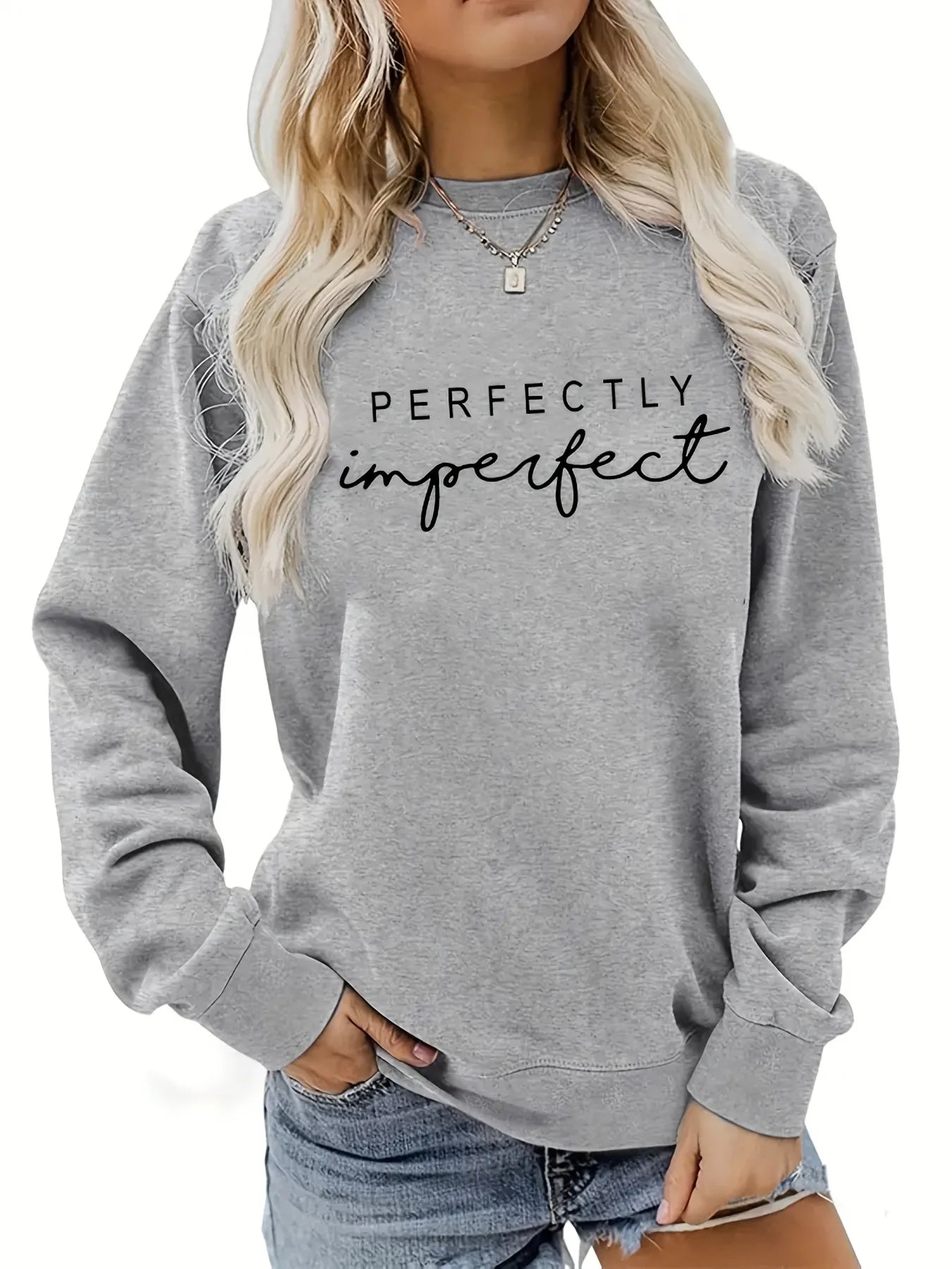 Perfectly Imperfect Signature Sweatshirt