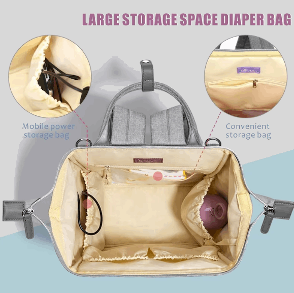 Nfin8 Care Commander Diaper Baby Bag Backpack