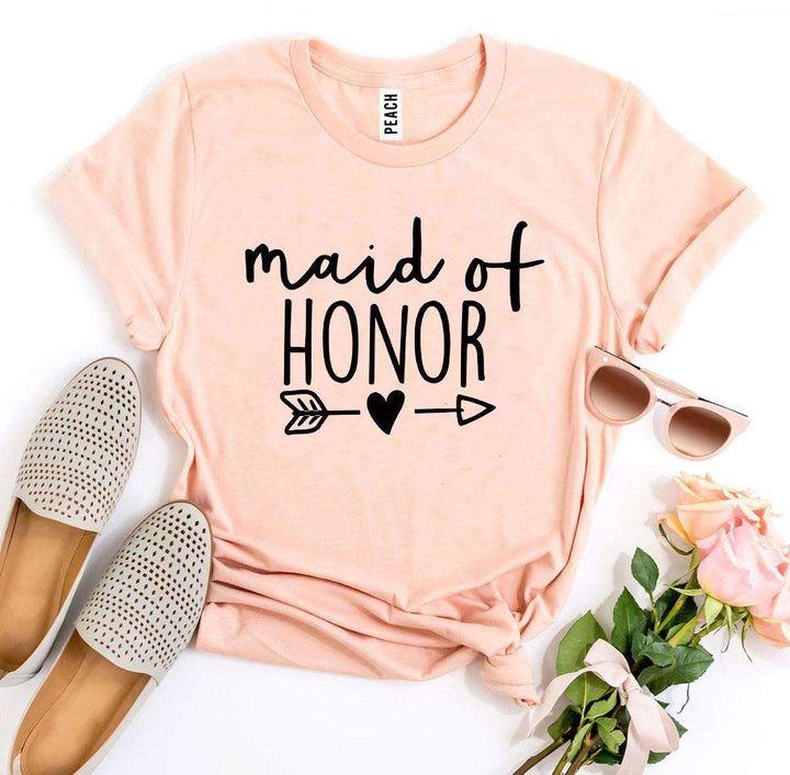 Nfin8 Bridal Squad Elegance - 'Maid of Honor' Premium Soft T-Shirt
